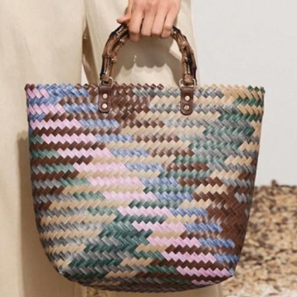 ๐ Top Handle Straw Tote Bag - Picture 13 of 13